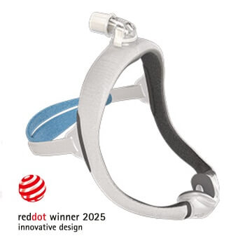 Resmed's AirTouch N30i sett fra siden