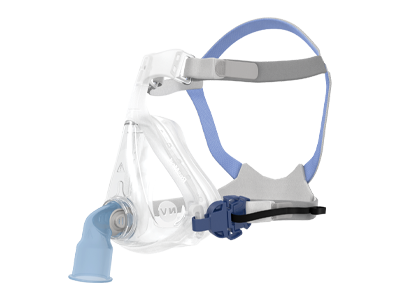 Quattro-Air-ikke-ventilert-full ansiktsmaske-for-ikke-invasiv terapi-ResMed-