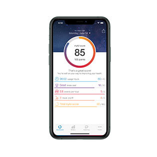 myair-søvnapnébehandling-oppfølging-veiledning-app-resmed